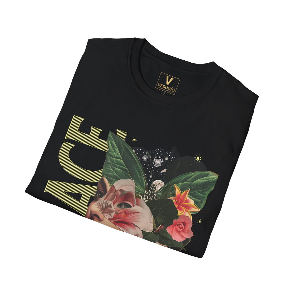 Peace Floral Portrait T-Shirt