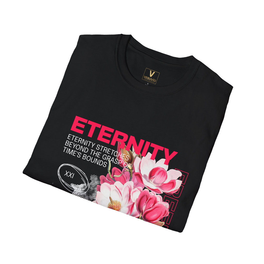 Eternity Floral Graphic T-Shirt — Pink Magnolia Bloom Tee