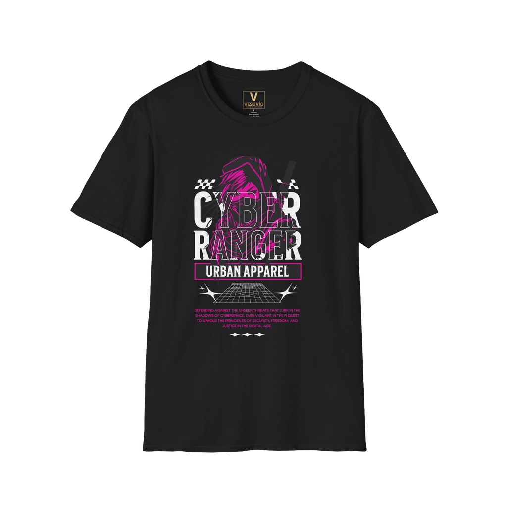 Cyber Ranger T-Shirt — Urban Apparel Retro Futuristic Graphic Tee