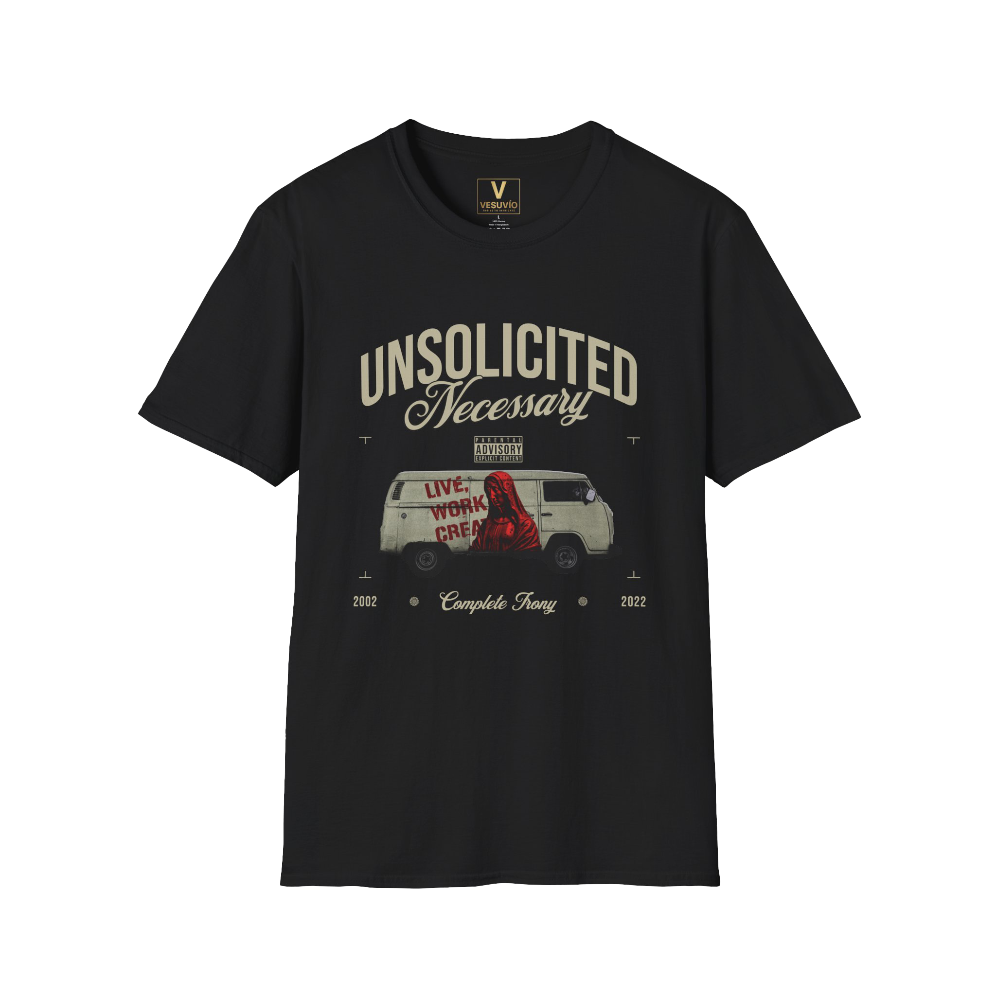 Unsolicited Necessity Tee — Vintage Van Graphic T-Shirt (Live From The Vibes)
