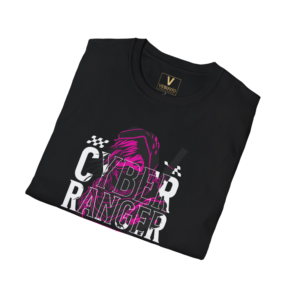 Cyber Ranger T-Shirt — Urban Apparel Retro Futuristic Graphic Tee