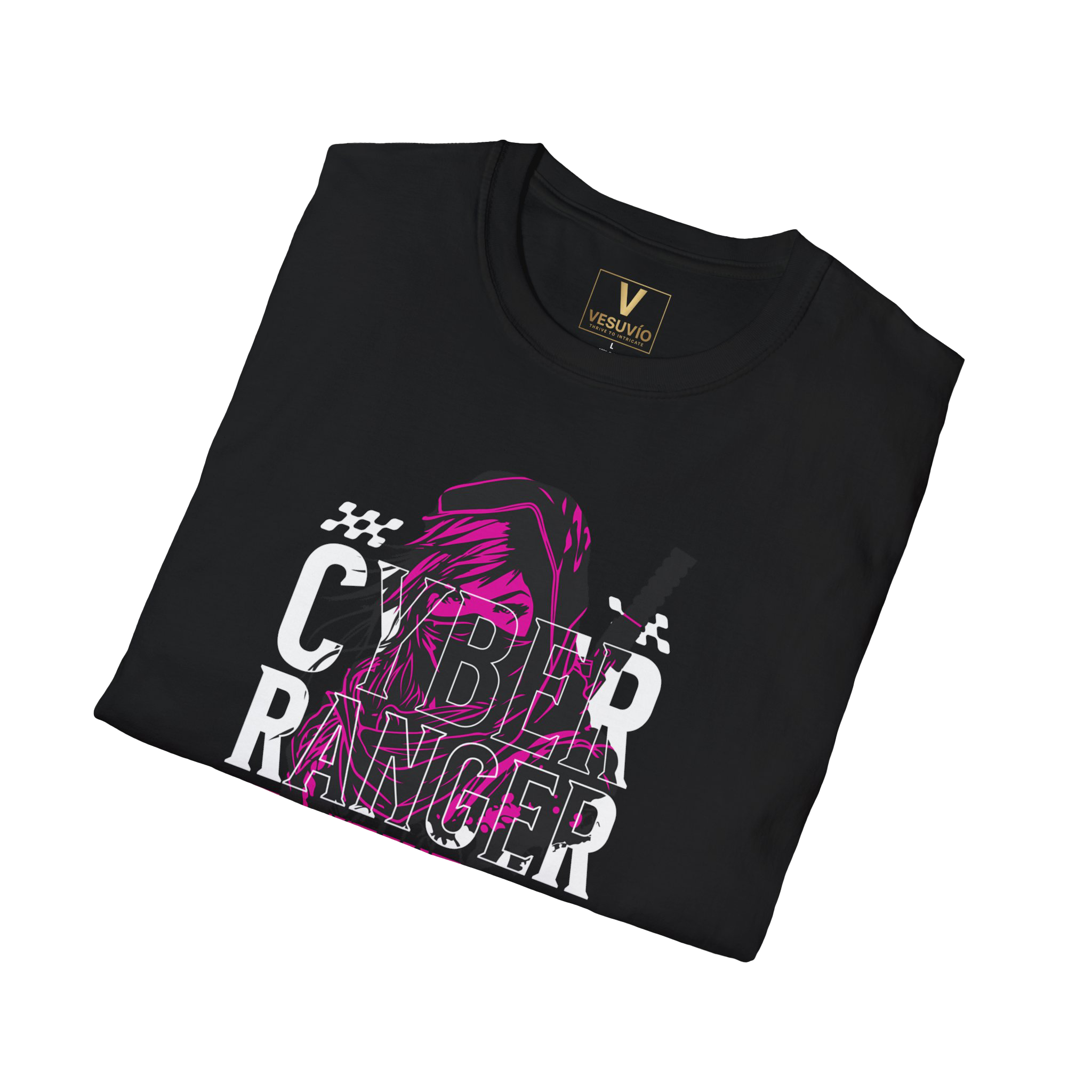 Cyber Ranger T-Shirt — Urban Apparel Retro Futuristic Graphic Tee