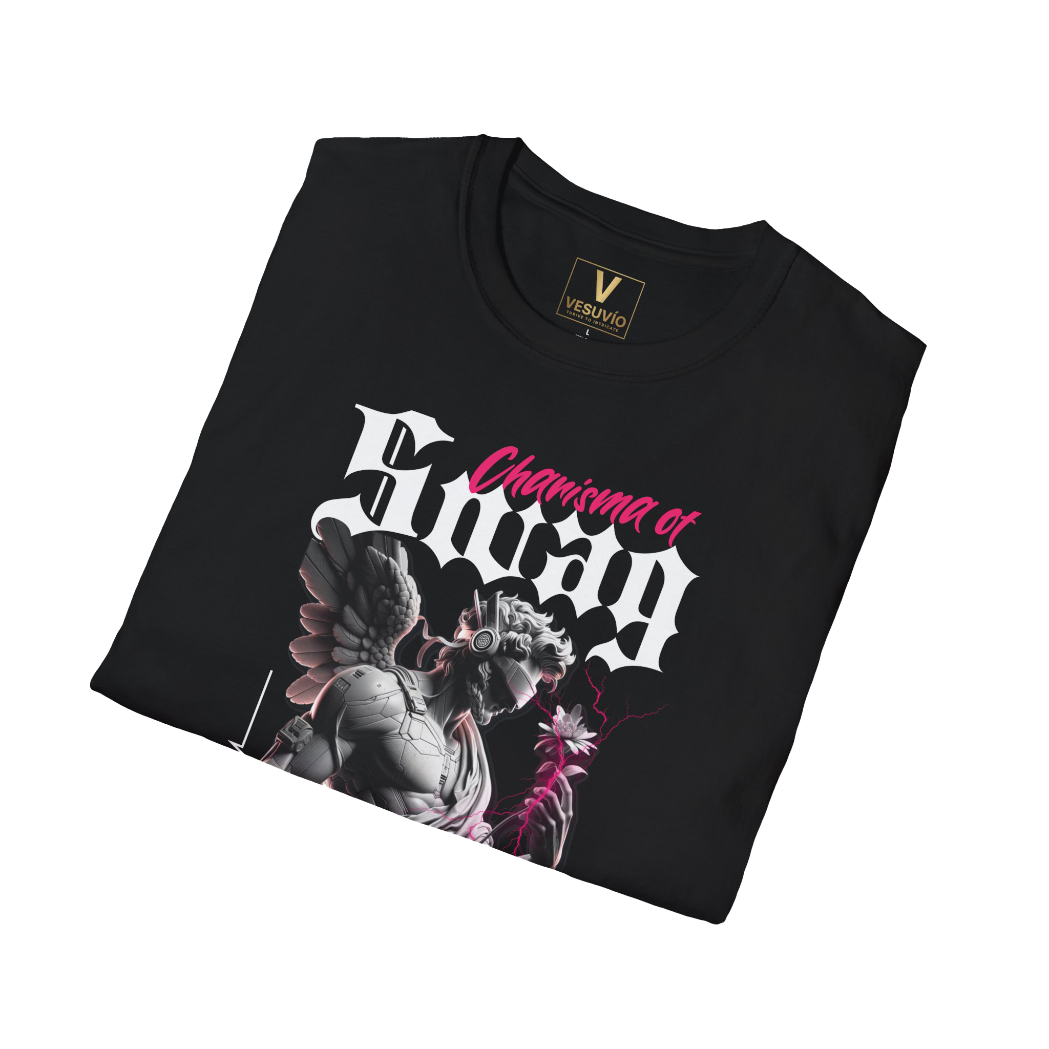 Hercules Statue 'Courage & Swag' Graphic T-Shirt