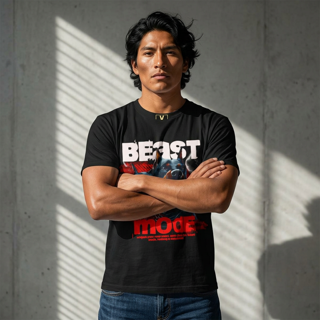 Beast Mode Rottweiler Graphic Tee