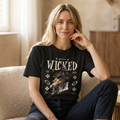 Wicked Witch Graphic T-Shirt — Halloween Witch Spellbook Tee