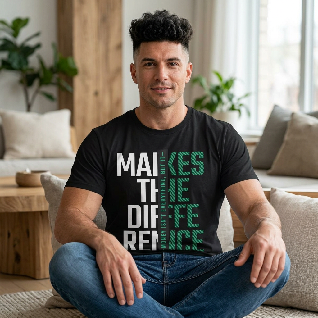 Makes the Difference T-Shirt — Inspirational Graphic Tee