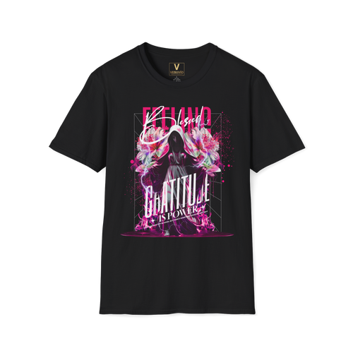 Blessed Faith T-Shirt — "Gratitude Is Power" Christian Graphic Tee
