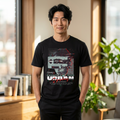 Retro Cassette Tee — Glitch Vaporwave Urban Music Graphic T-Shirt