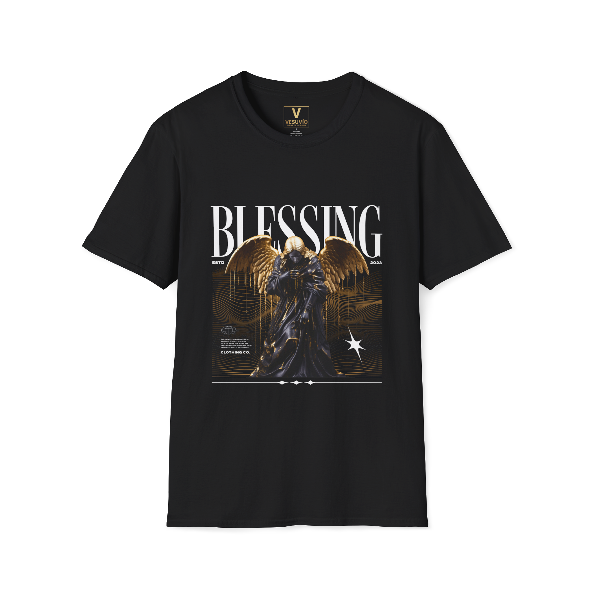 Blessing Angel Graphic T-Shirt — Inspirational Faith-Based Tee