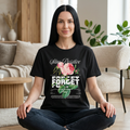 Stay Positive Floral T-Shirt — 'Stay Positive' Rose Graphic Tee