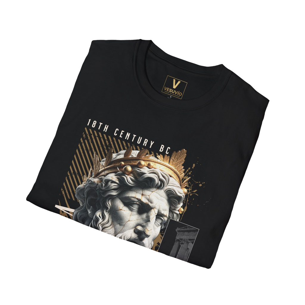 Godshead Classical Sculpture Tee — Ancient Greek Bust Graphic T-Shirt