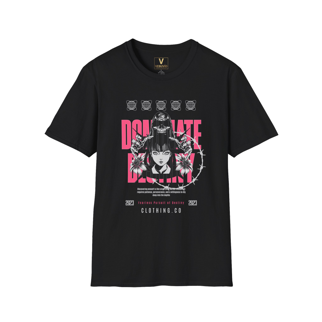 Don't Hate Designer Graphic T-Shirt — Retro Anime Skull Streetwear Tee