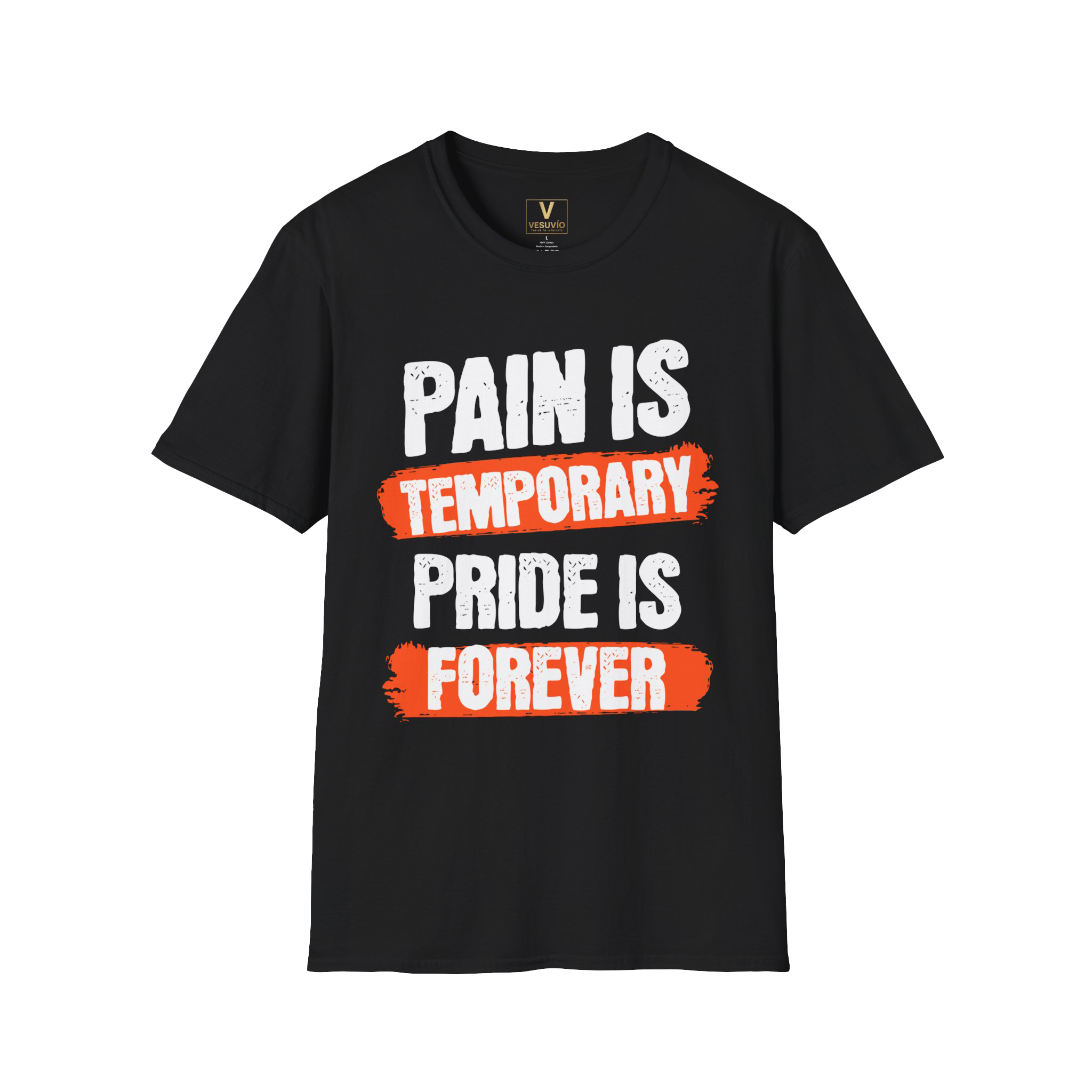 Pain Is Temporary Pride Is Forever T-Shirt — Motivational Gym Workout Tee