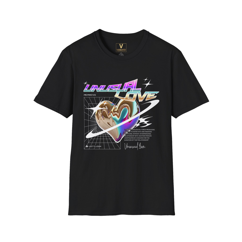 Black t-shirt with 'Cyber Ranger Urban Apparel' graphic design on a white background