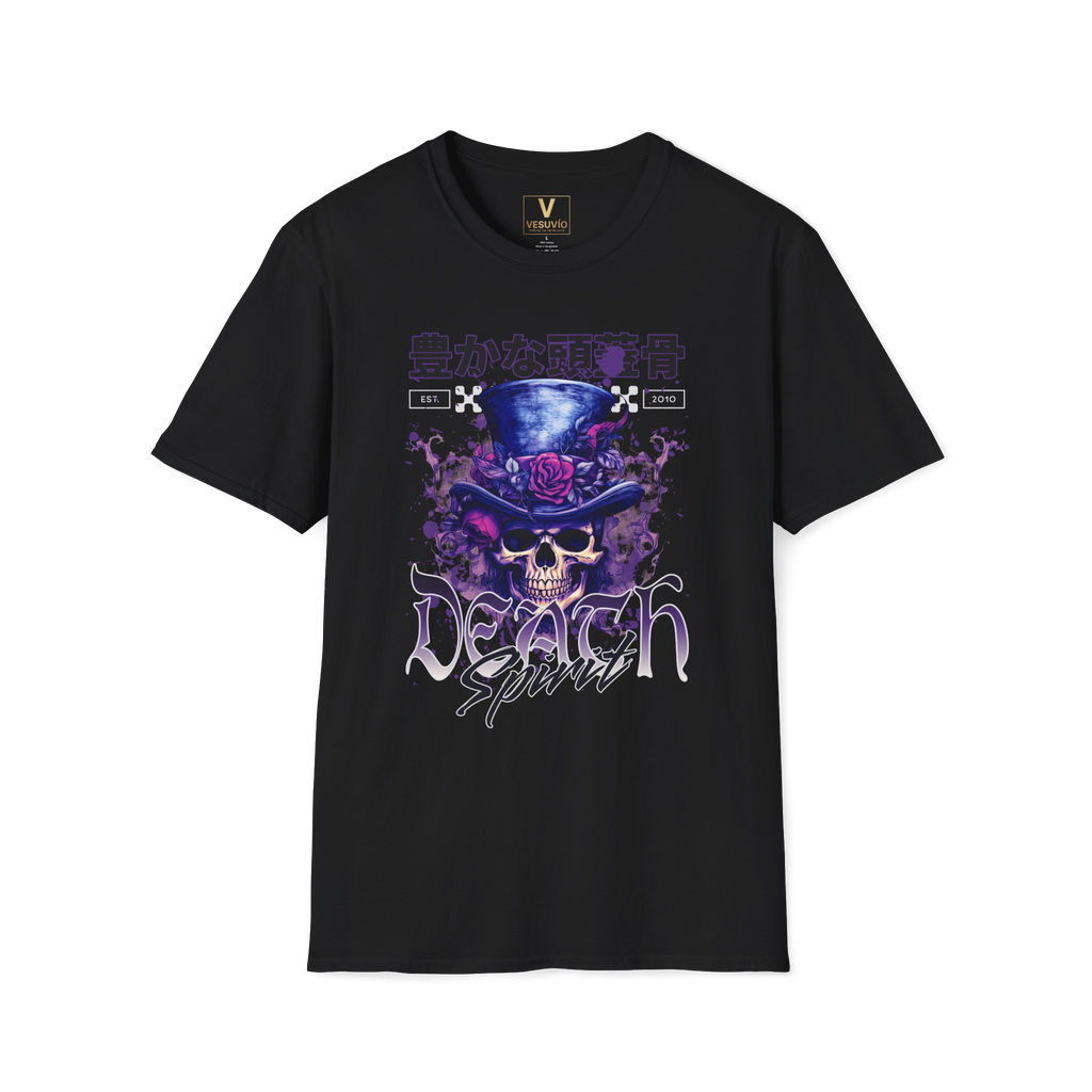 Skull Top Hat T-Shirt — Gothic Beach Squad Graphic Tee