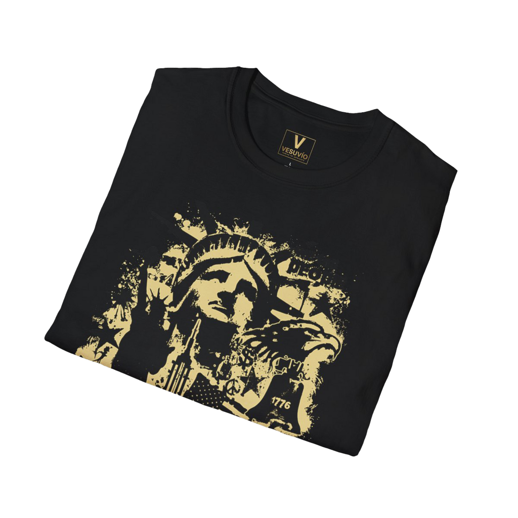 Liberty & Justice Statue of Liberty T-Shirt — Patriotic USA Graphic Tee