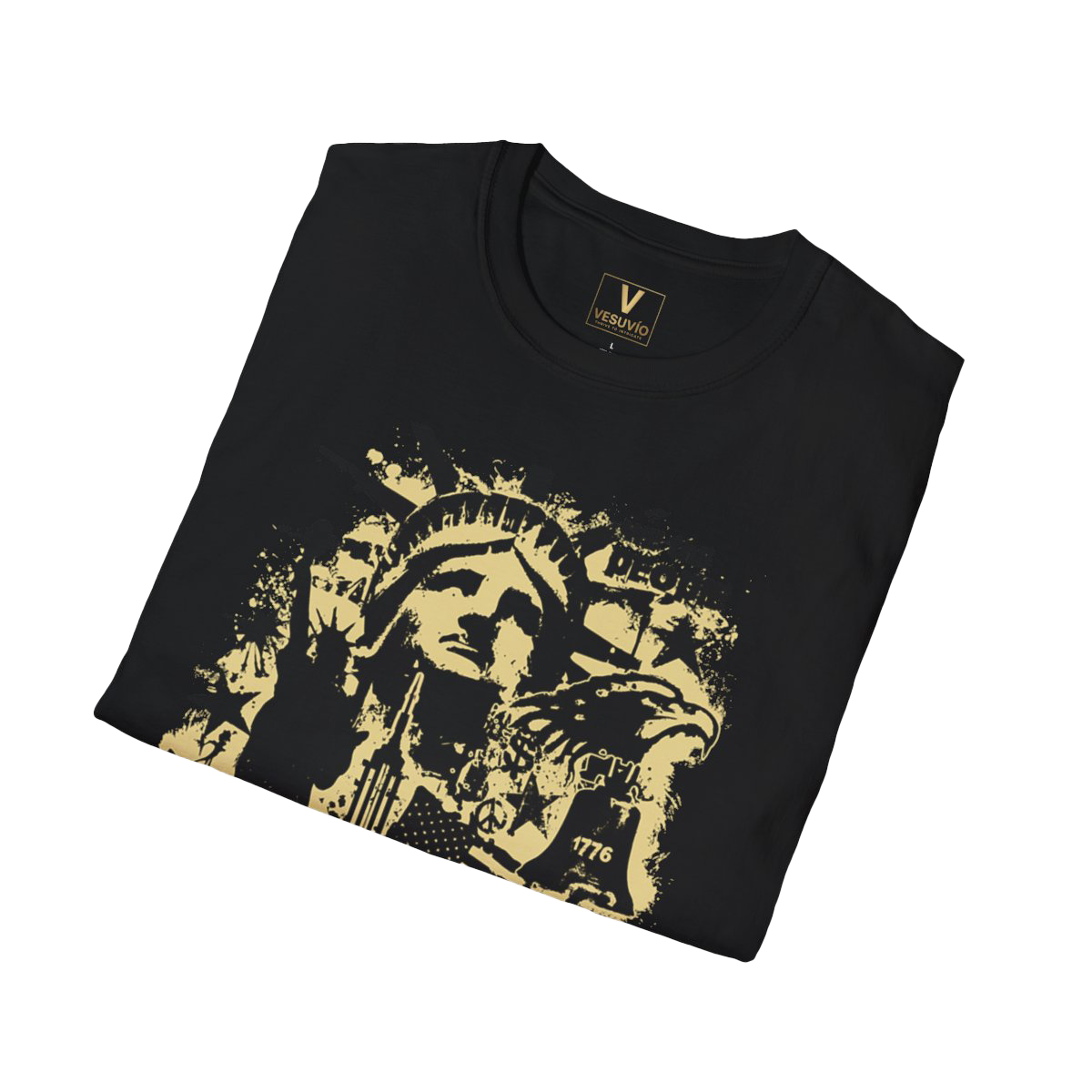 Liberty & Justice Statue of Liberty T-Shirt — Patriotic USA Graphic Tee